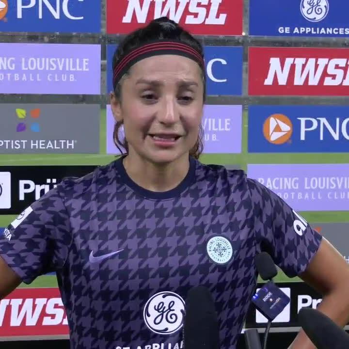 Nadia Nadim's emotional return to Racing Louisville
